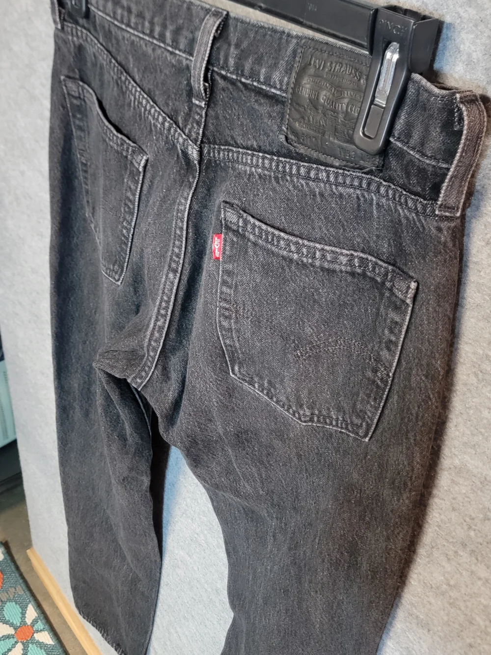 Levi's 511 Premium Big E in Washed Black 33x32